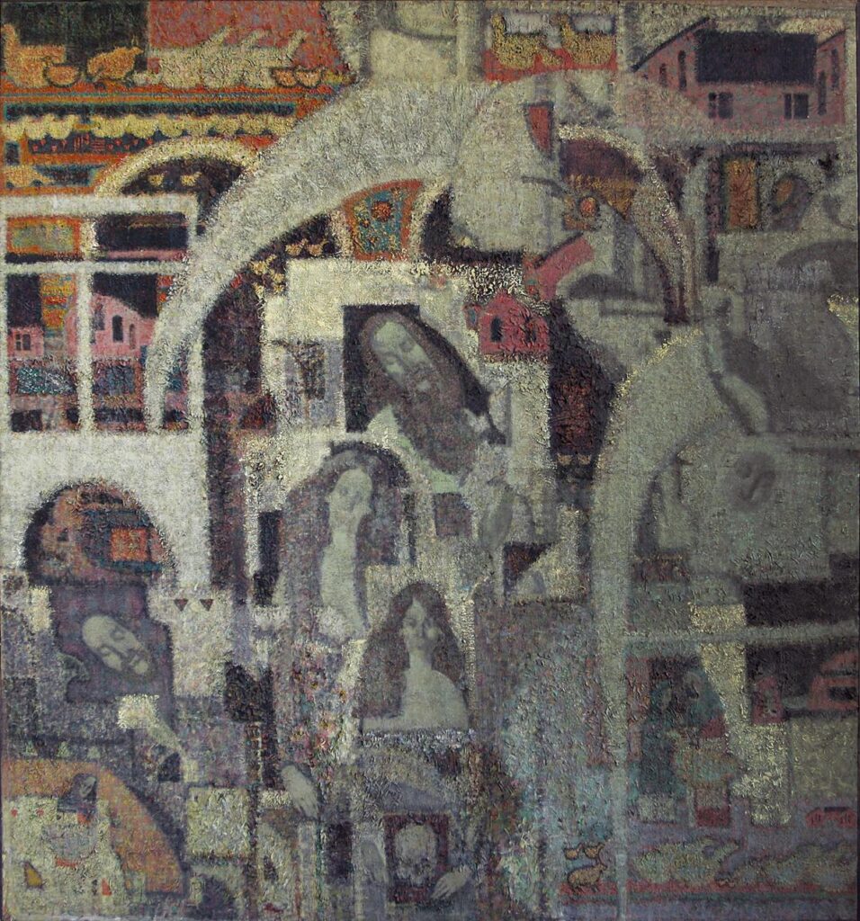 Українська молитва, Дмитро Коваль, полотно, олія, 300х280 см