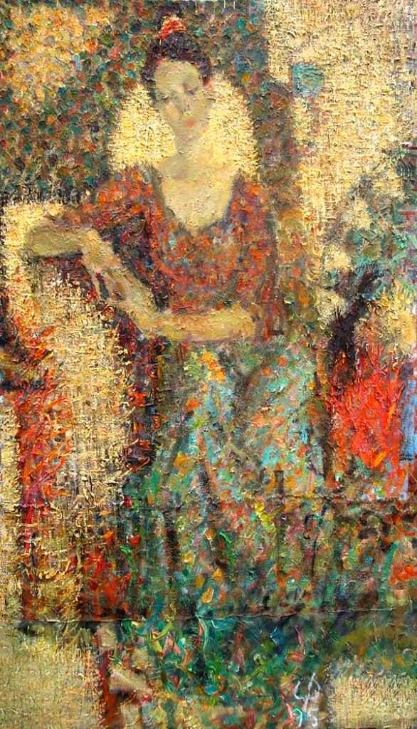 Східна принцеса полотно , олія, 181х100 см