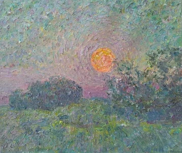 Сутінки, полотно,олія, 60х80 см, Дмитро Коваль