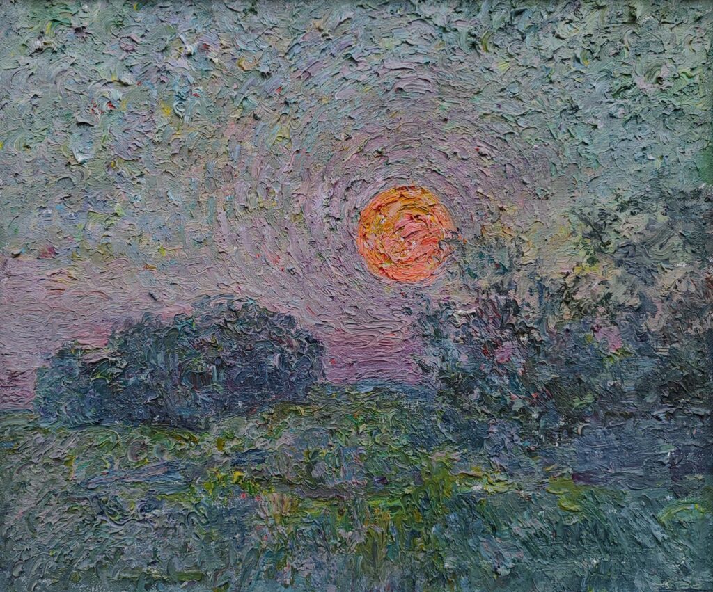 Сутінки, полотно,олія, 60х80 см, 2021 - Дмитро Коваль