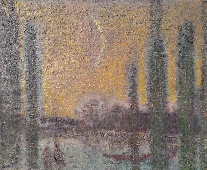 Закохані, полотно, олія, 45х55 см, Дмитро Коваль