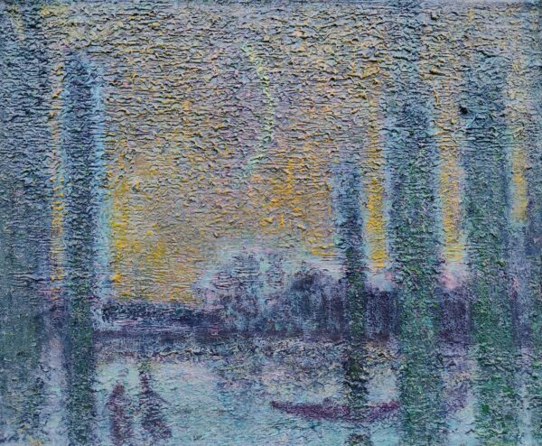 Закохані, полотно, олія, 45х55 см, Дмитро Коваль, пейзаж