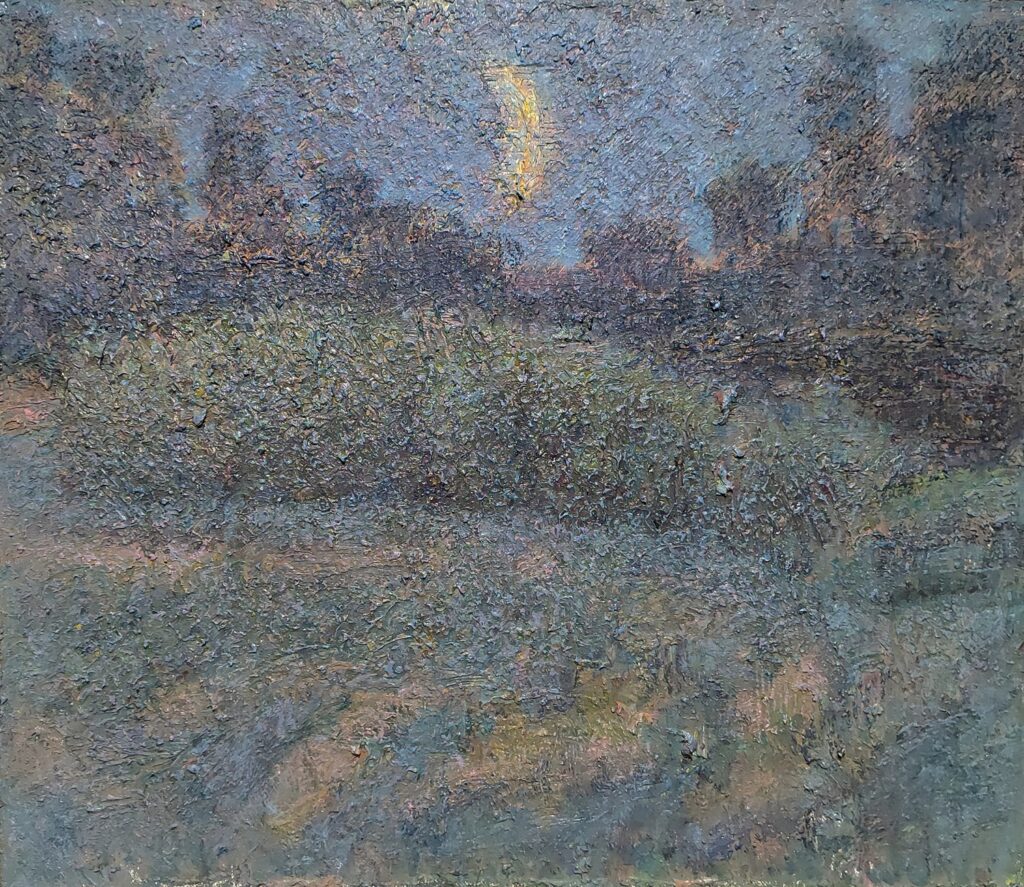 Прохолодна ніч, полотно, олія, 60х80 см, 2022 Дмитро Коваль