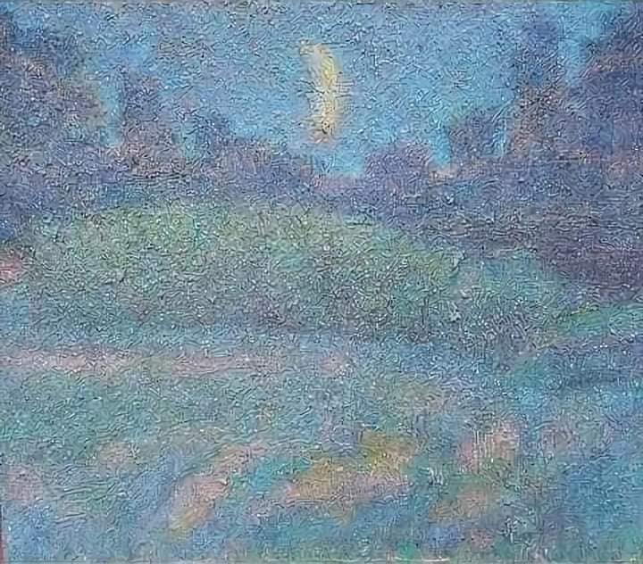 Прохолодна ніч, полотно, олія, 60х80 см, Дмитро Коваль