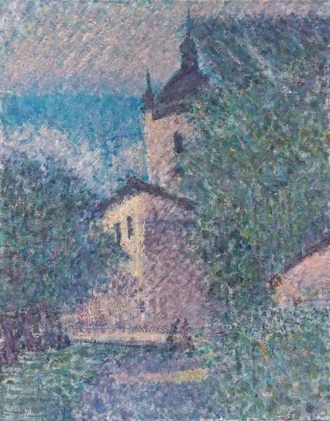 Старе місто. Вірменський костел, полотно олія, 40х50 | Дмитро Коваль