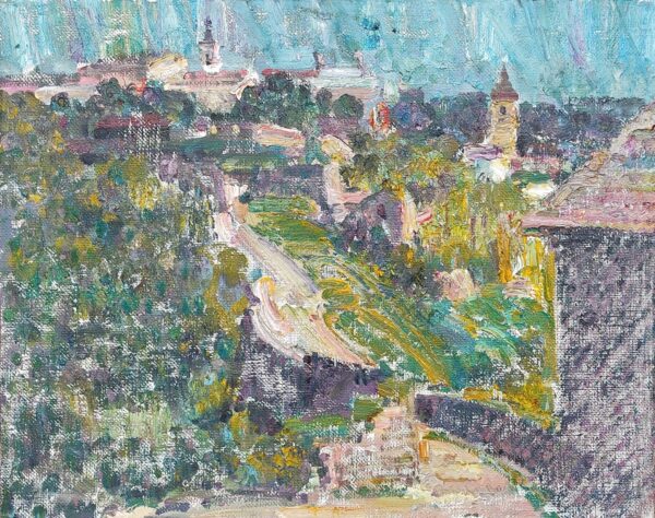 Подільська Сильвета, 40/50 см, Полотно олія, 2025. У приватній колекції.