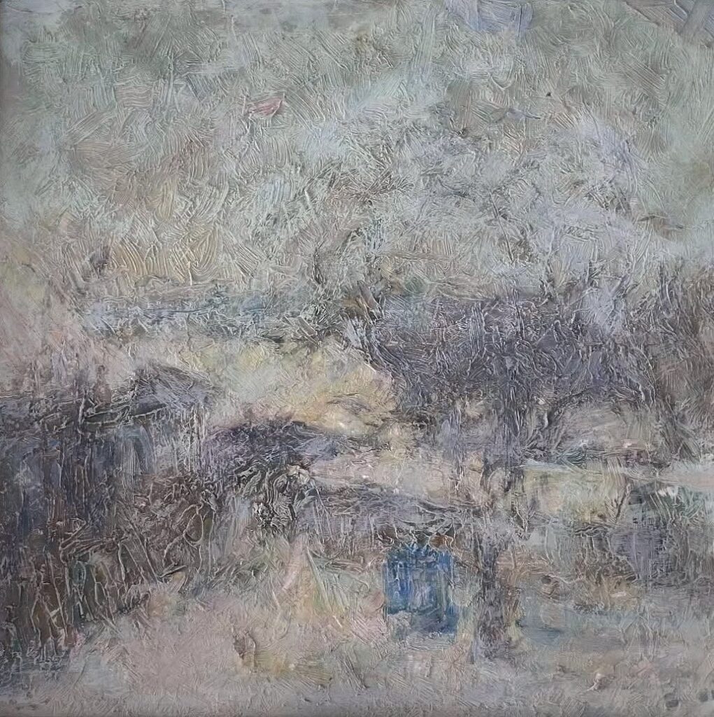 Зима, 50х50, Картон, 2011, Дмитро Коваль, пейзаж