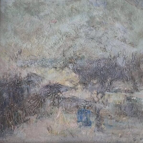 Зима, 50х50, Картон, 2011, Дмитро Коваль, пейзаж