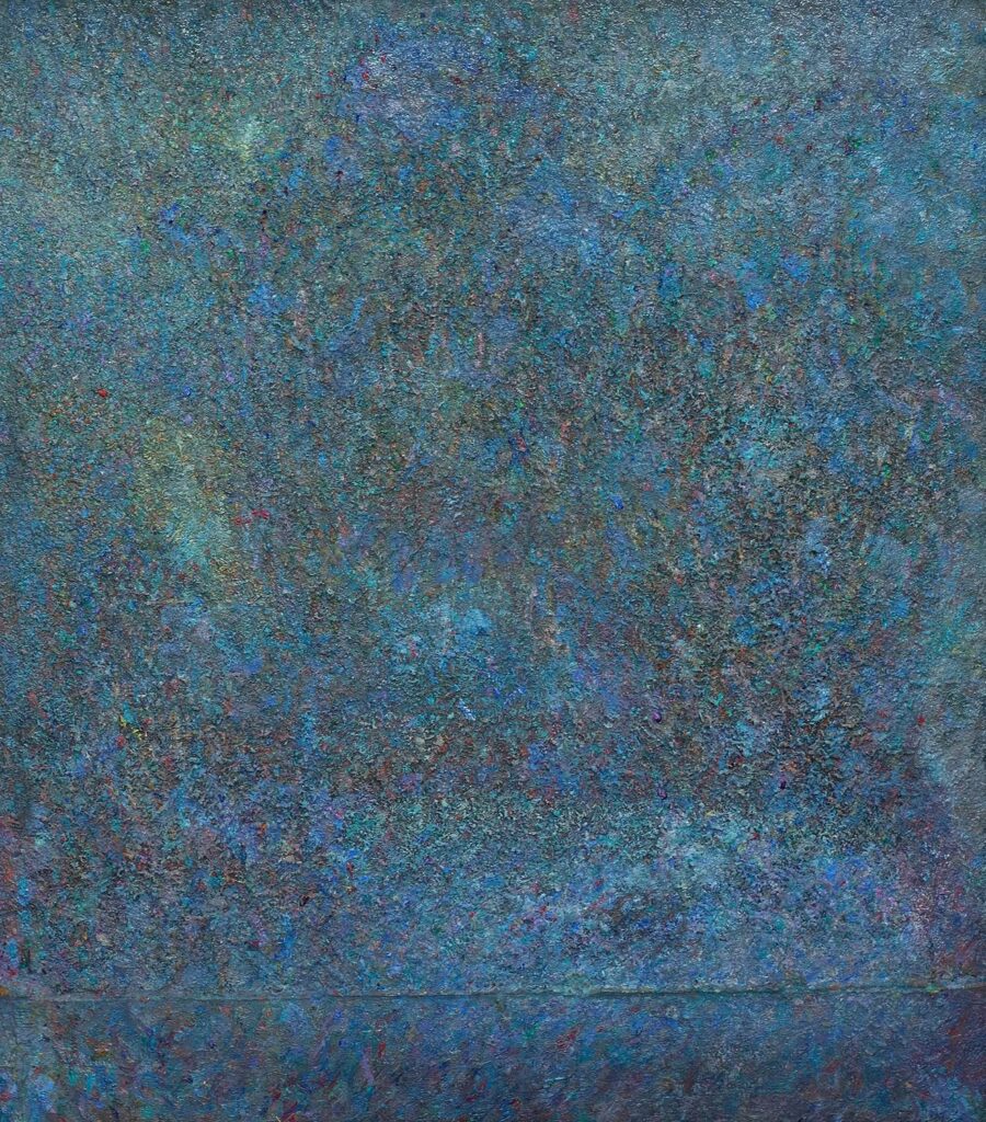 Зимна ніч II, Картон, олія, 2012 рік, 60х55 см Дмитро Коваль