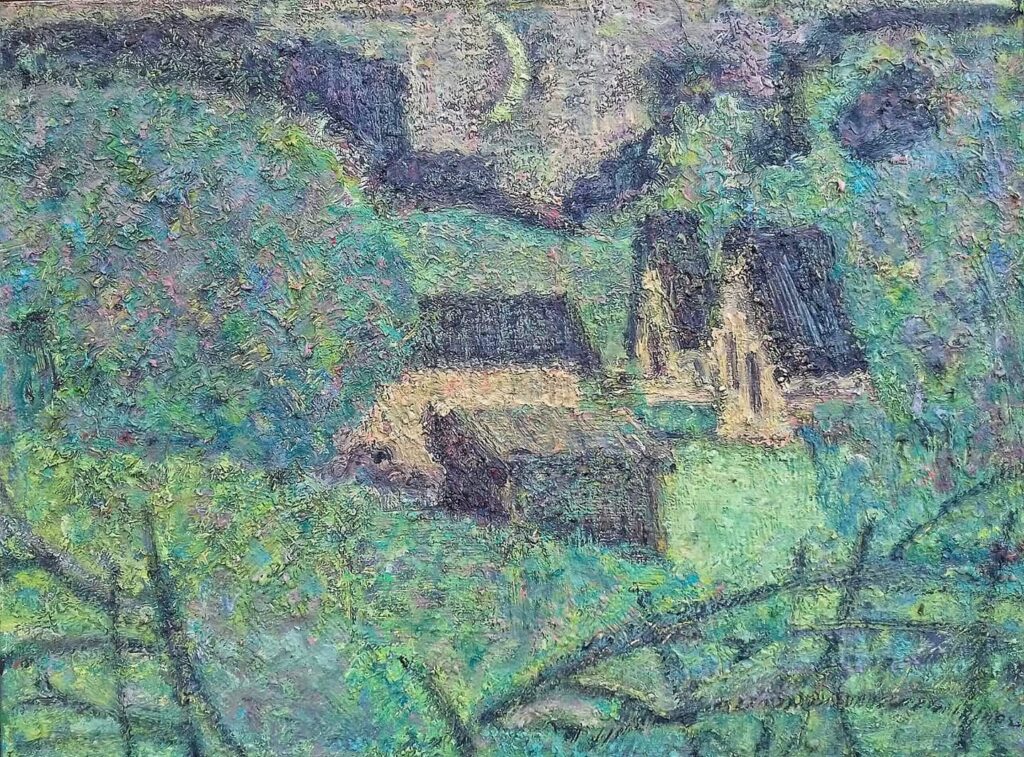 Вечір на Гуцульщині, 2019, Полотно, олія, 60х80, Дмитро Коваль