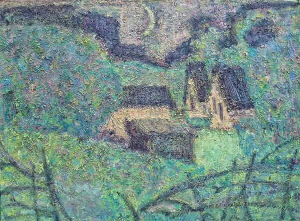 Вечір на Гуцульщині, 2019, Полотно, олія, 60х80, Дмитро Коваль