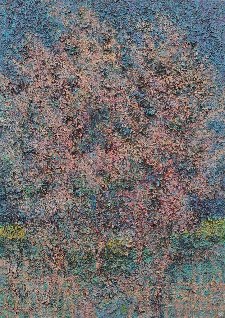 Розквітає, 2022-2023, Полотно, олія, 70х50, Дмитро Коваль