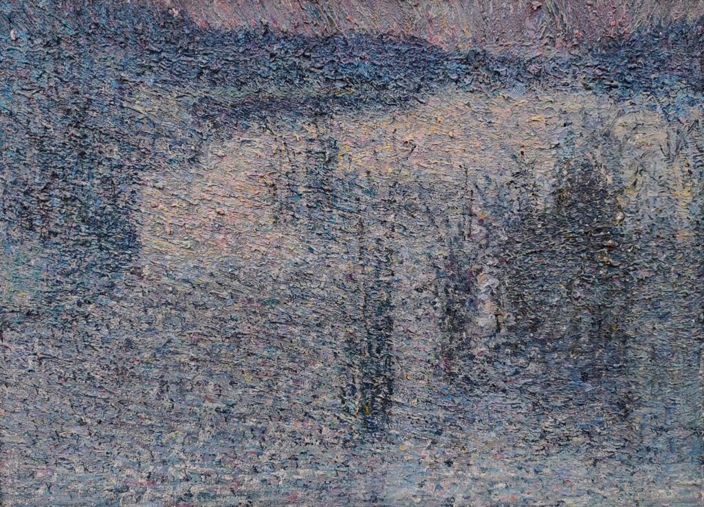 Похмуро - пейзаж, Дмитро Коваль, полотно-олія, 2023, 50х70