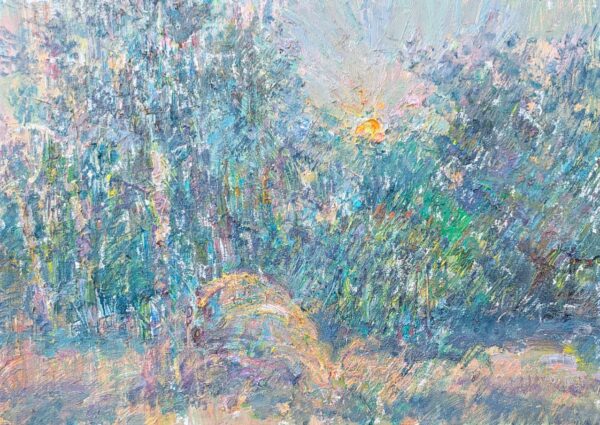 Вечоріє, 60х80см, Полотно олія, 2024 р. Дмитро Коваль