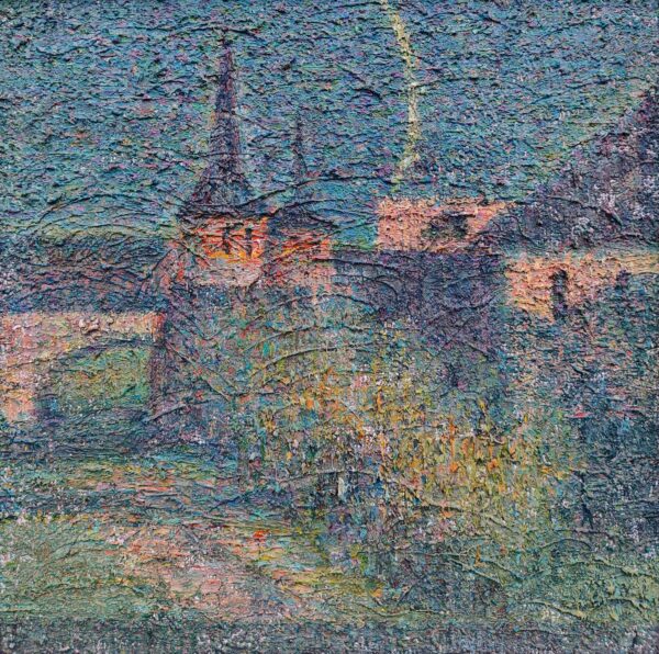 Без назви, 2025, 40х40, полотно-олія, Дмитро Коваль