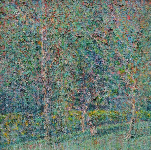 Моя замріяна весна, 2025, 40х40, полотно-олія, Дмитро Коваль